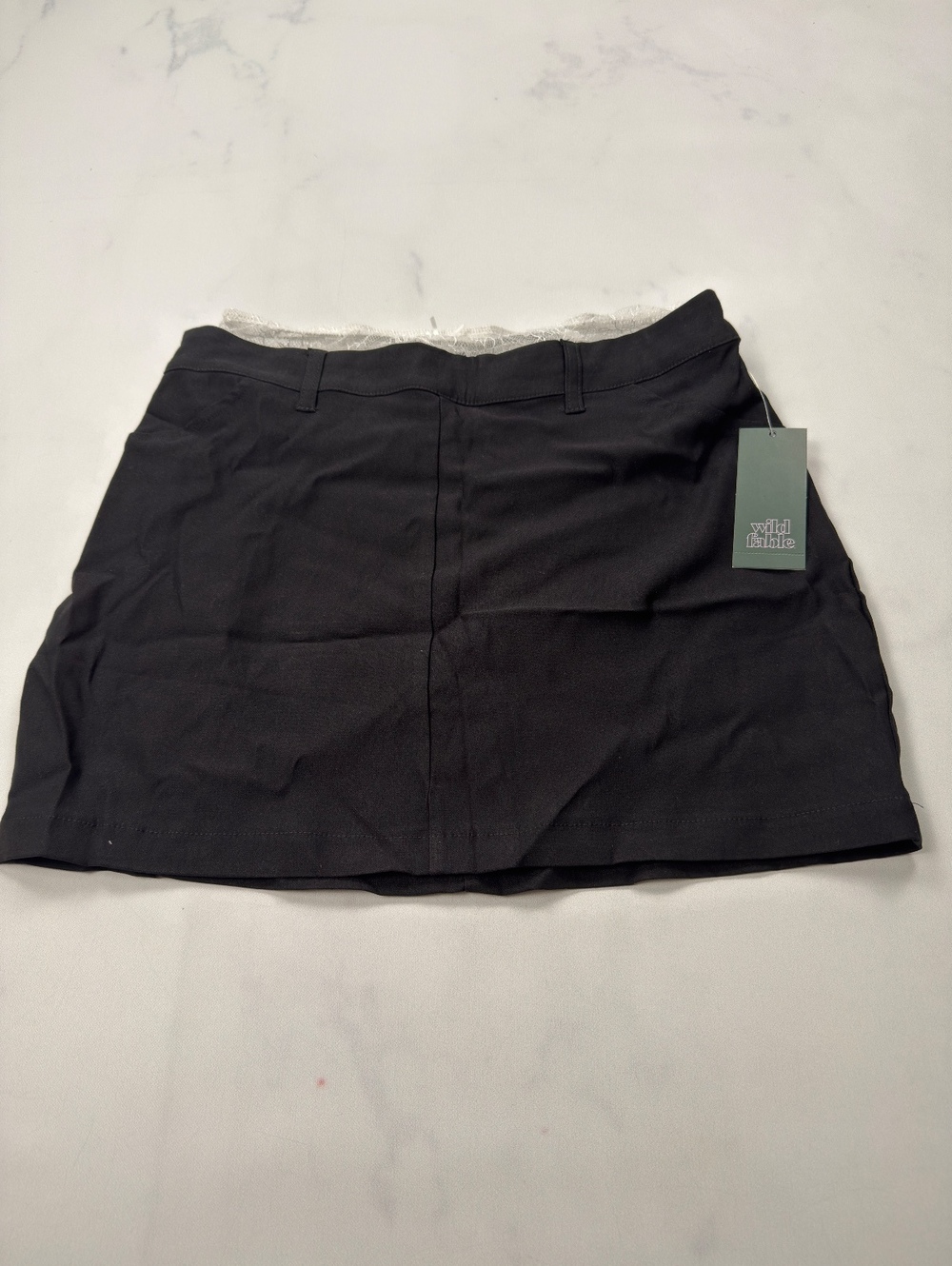 Wild Fable Skirt Black Mini Stretchy Waistband - Womens S NWT